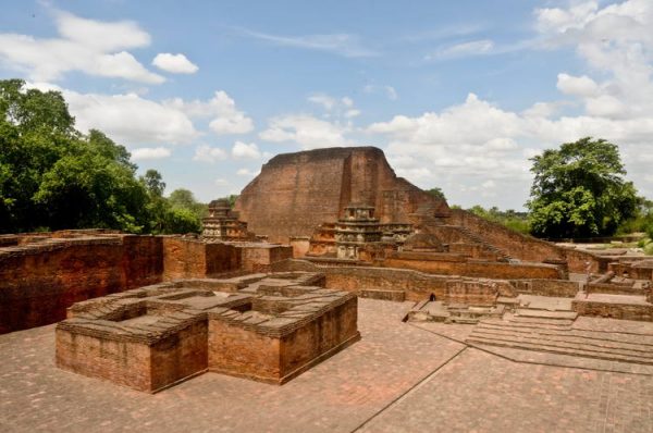 Archaeological site of Nalanda Mahavihara (Nalanda University) at Nalanda, Bihar
