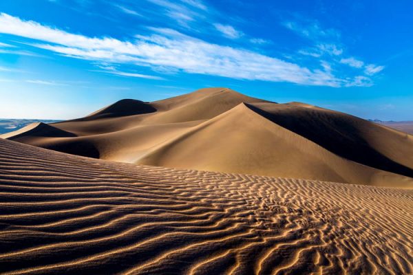 Lut Desert Sand dunes in Rig-e Yallan