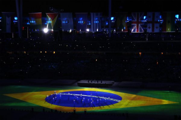 Brazilian flag ensemble