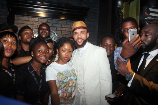 Jidenna and elated fans