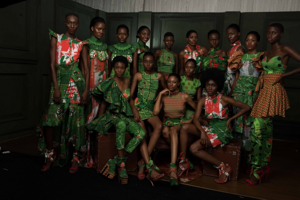 africa inspiredModels wearing the Africa Inspired Fashion by Heineken at the Heineken Lagos Fashion And Design Week 2017