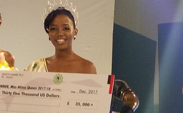Botswana S Gaseangwe Balopi Wins Miss Africa 2017