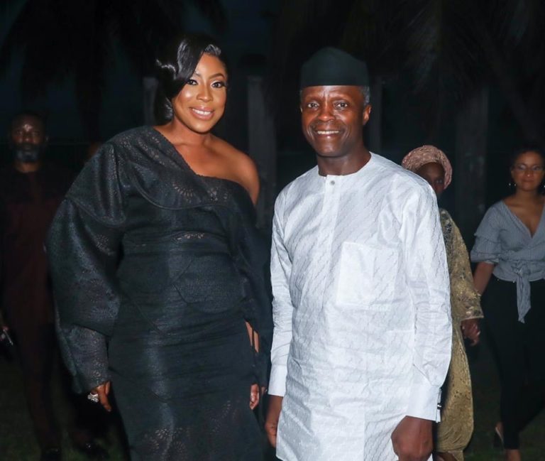 PHOTOS: Osinbajo spends evening with Banky W, Mo Abudu, Kate Henshaw, Ice Prince  %Post Title
