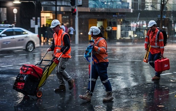 Australian workers entitled to stay off job on rainy days