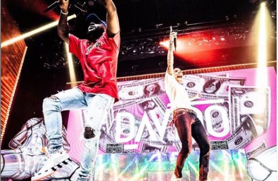 WATCH: Chris Brown, Davido thrill crowd at Barclays Centre