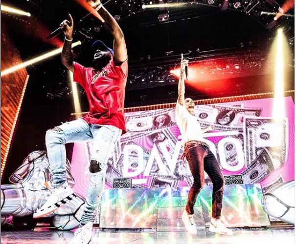 WATCH: Chris Brown, Davido thrill crowd at Barclays Centre