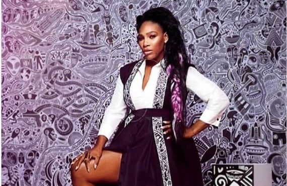 Serena Williams rocks kimono by Nigerian designer