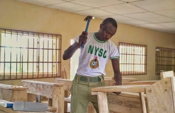 INTERVIEW: Meet Teru, corps member who voluntarily furnished two local C'Rivers schools