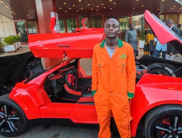 Meet the 25-year-old engineer who manufactured Nigeria's first carbon fibre sports car