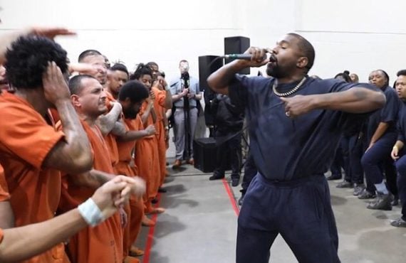 WATCH: Kanye West thrills jail inmates to ‘Jesus is King’
