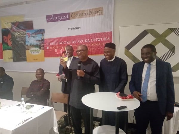 Nigeria isn't doing well because we don't invest in education, says Peter Obi at Azuka Onwuka's books launch