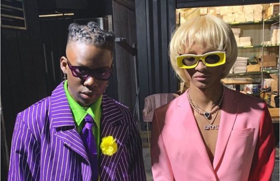 Rema hangs out with Jaden Smith for Halloween