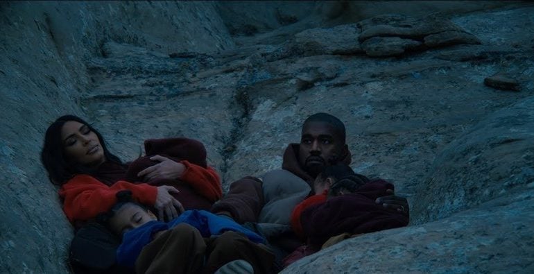 WATCH: Kanye West features wife, children in 'Closed on Sunday' visuals