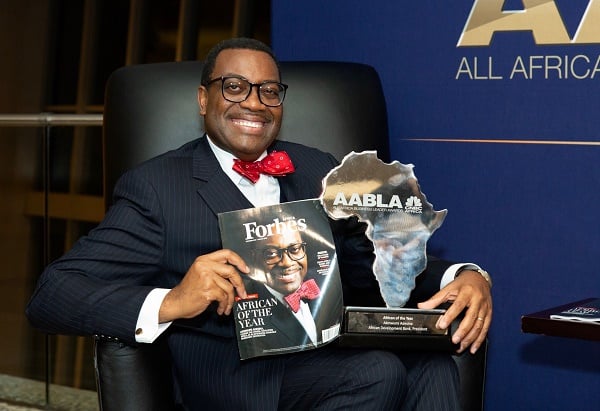 Akinwumi Adesina named Forbes Africa's 2019 'African of the Year'