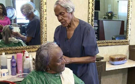 Meet Callie Terrel, oldest beautician who keeps styling hair at 101