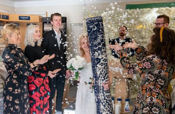EXTRA: How single mum married rug in bizarre wedding ceremony