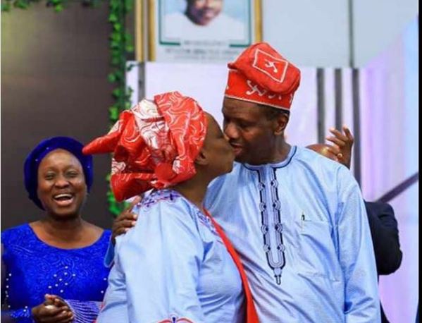 Valentine's Day: Adeboye kisses wife in throwback picture
