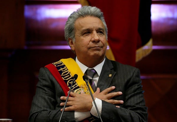 Lenín Moreno, president of Ecuador,