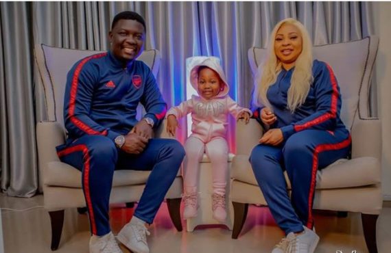 Seyi Law marks wedding anniversary with wife