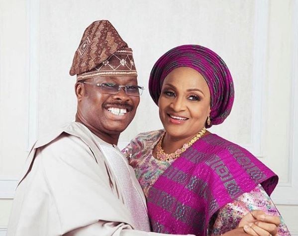 I forgave your dad when he cheated on me, Ajimobi’s wife tells daughter