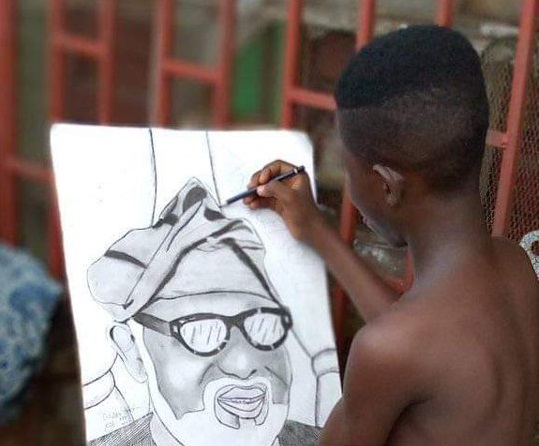 Akeredolu searches for young boy who drew his portrait