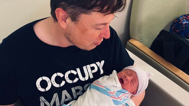 Elon Musk welcomes first child with girlfriend