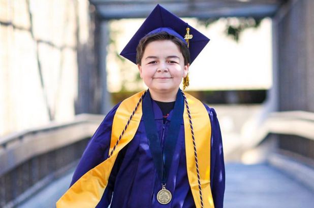 SPOTLIGHT: Meet the 13-year-old boy who graduated from college with four associate degrees