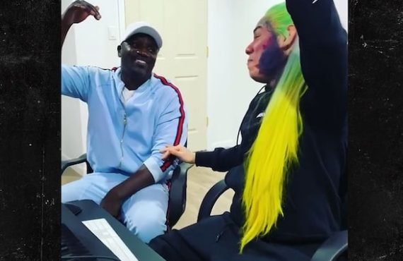 WATCH: 6ix9ine teases 'Locked Up' sequel with Akon