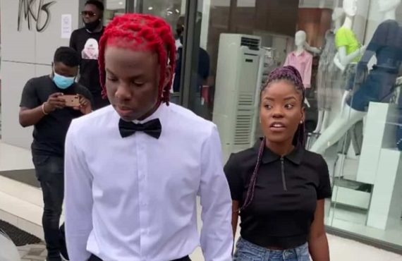 Rema goes on date with female fan