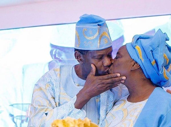 Adeboye celebrates wife’s 72nd birthday with a passionate kiss