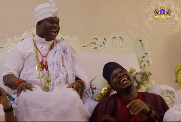 VIDEO: Ooni makes comedy debut in Mr Macaroni skit