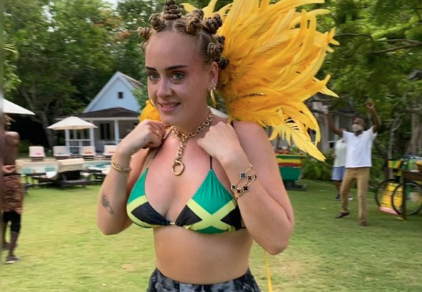 Adele's Jamaican bikini photo sparks debate