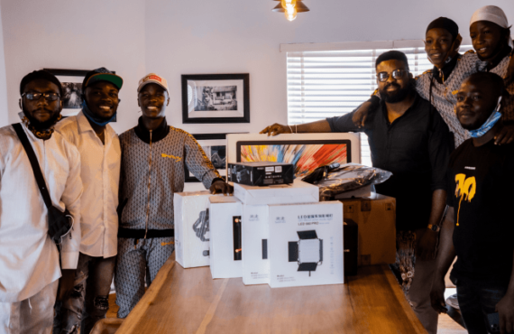 Netflix gifts film production gadgets to Ikorodu Bois