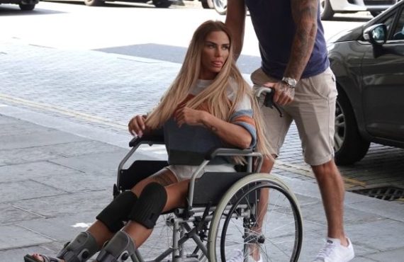 Katie Price 'banned from having sex for two weeks' after foot surgery