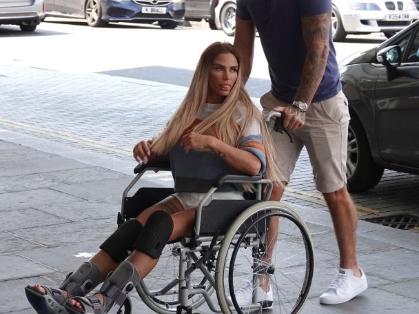 Katie Price 'banned from having sex for two weeks' after foot surgery