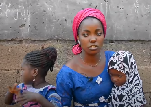 Kwara gov’s wife offers to help abandoned blue-eyed woman, daughters