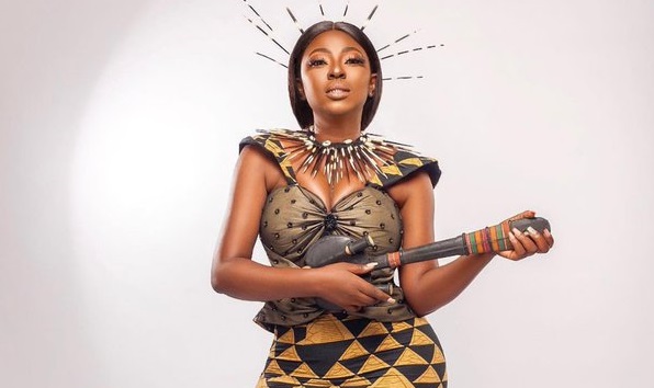 PHOTOS: Yvonne Jegede recreates look from 2Baba's 'African Queen'