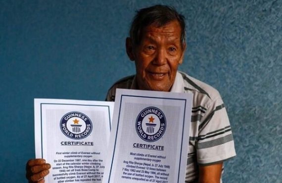 Ang Rita, Everest record-breaker, dies at 72