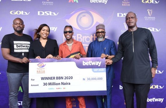 BBNaija 2020: Laycon receives N30m cash prize, SUV, house