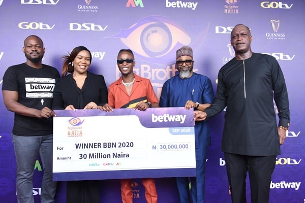 BBNaija 2020: Laycon receives N30m cash prize, SUV, house