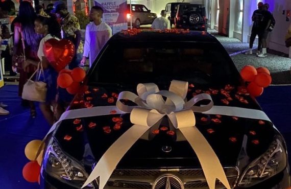 Fans gift Laycon a brand new Benz on birthday