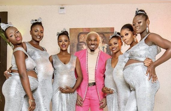 EXTRA: Pretty Mike attends Uchemba’s wedding with six pregnant women