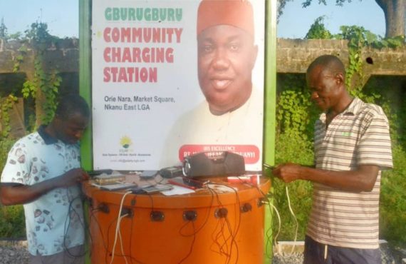 EXTRA: Ugwuanyi begins installation of 'charging stations' in Enugu