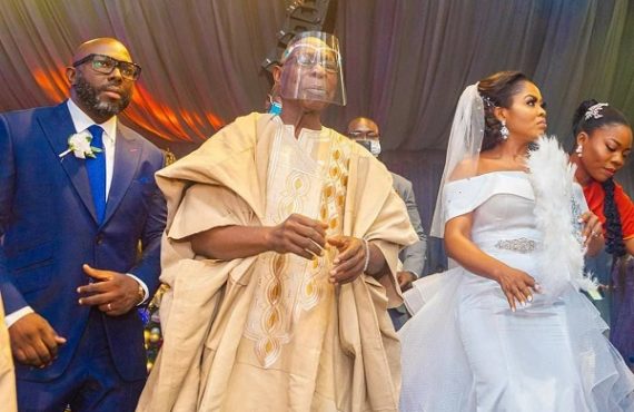 Dapo Abiodun, Nuhu Ribadu grace Seun Obasanjo's wedding