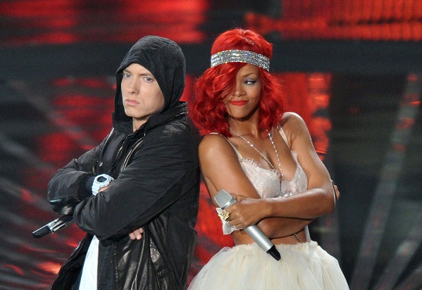 Eminem apologises to Rihanna for backing Chris Brown in ‘Zeus’