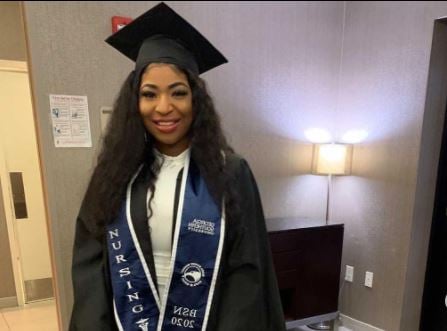 MC Oluomo’s daughter graduates from US university, gets job