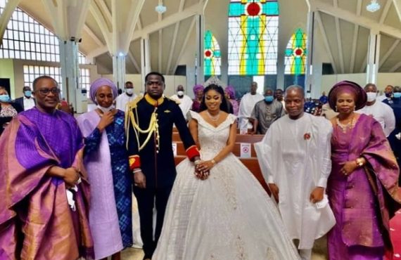 PHOTOS: Osinbajo, Lawan, Davido grace wedding of Smart Adeyemi's daughter