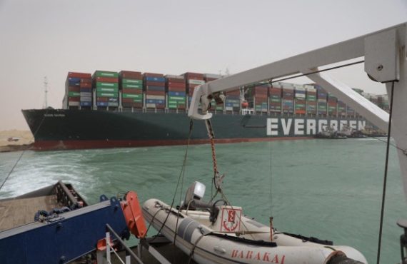 EXTRA: Frustration as ship laden with sex toys stuck in Suez Canal blockage