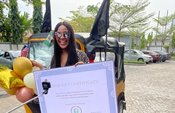 Lekki house, N10m student scholarship... how Erica's fans celebrated her 27th birthday