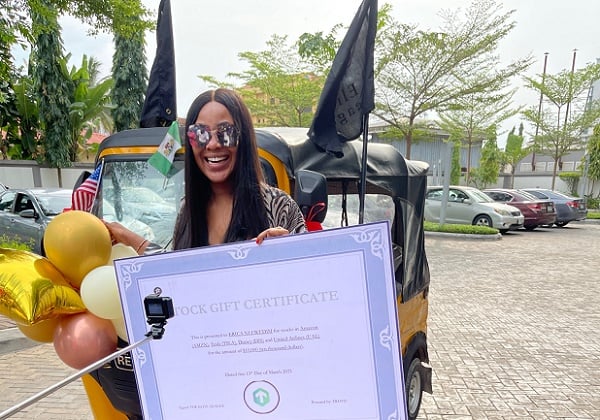 Lekki house, N10m student scholarship... how Erica's fans celebrated her 27th birthday